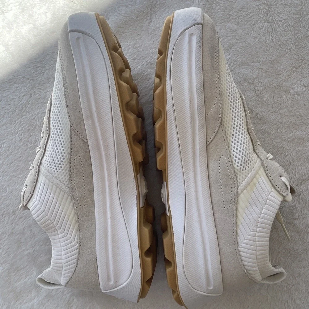 Sorel Womens Size 10 ONA 503 Low Knit Sea Salt Chalk Platform Shoes Sneakers